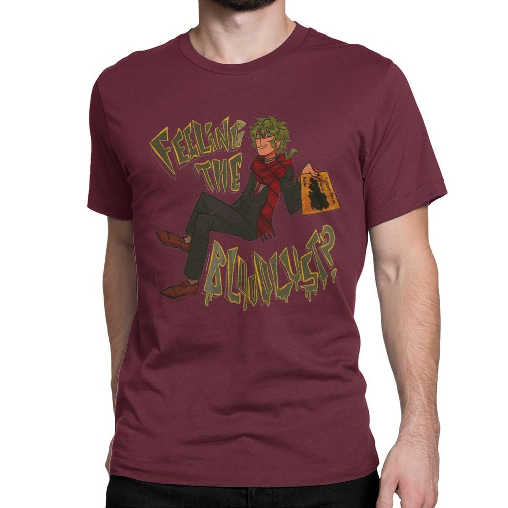 T-Shirt Midori Feeling The Bloodlust YTTD  Pure Cotton Tees Short Sleeve Your Turn To Die Anime Game T Shirt Clothes Printed