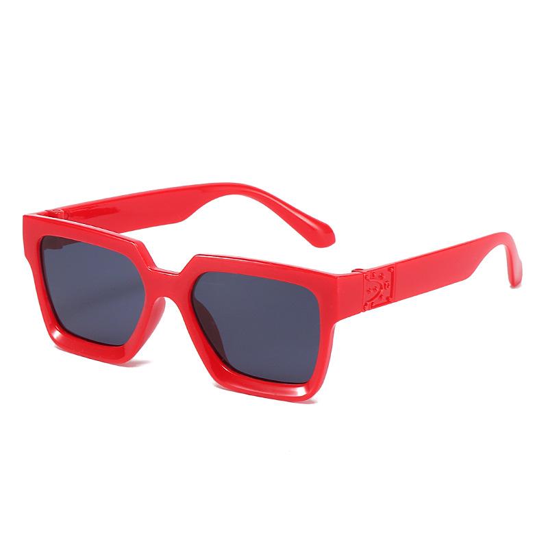 New Version of Irregular Box Frame UV Protection Sunglasses Fashion Personality Colorful Children's Sunglasses