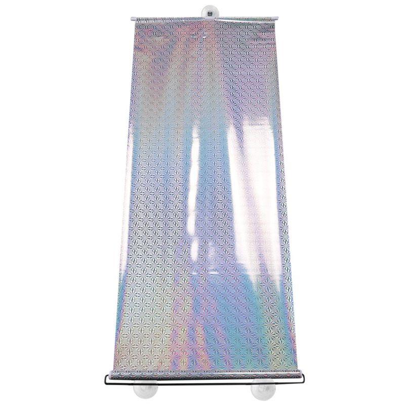 

A84E-4X Sunshade Roller Blackout Suction Cup Blinds Curtains For Living Kitchen Office Car Window Free-Perforated Curtain C серебряный