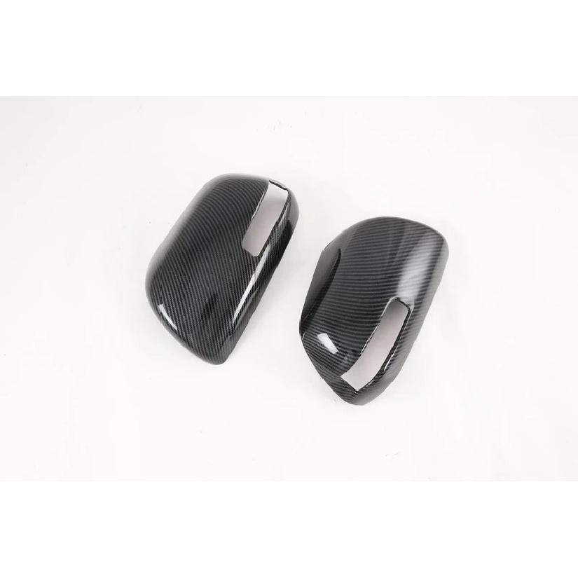 For Toyota Voxy Fortuner Alphard Noah Vellfire Estima Vanguard ACR50 ABS Carbon Fiber Door Rear View Mirror Cover Car Accessory