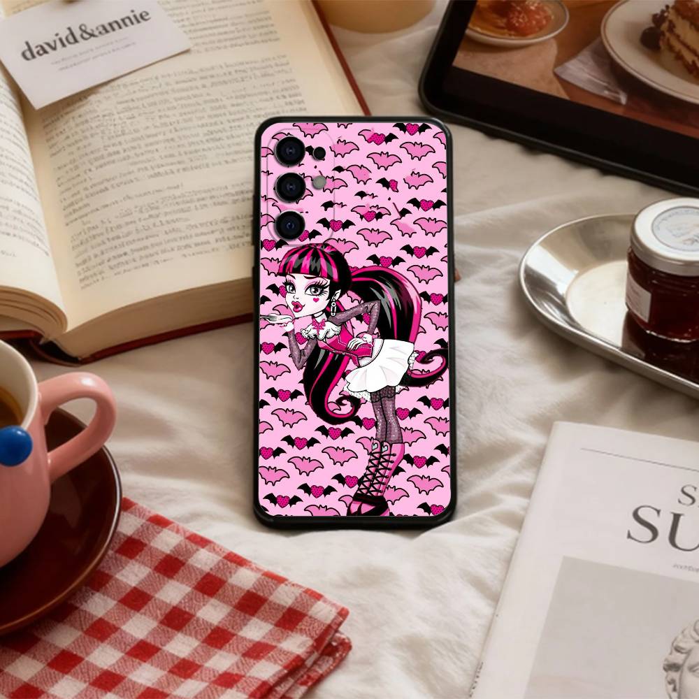 

Comedy M-MonsterS Cartoon H-HighS Phone Case For Samsung S 25,24,23,22,30,21,10,9,Ultra,Plus,Lite,FE,4,5 G Soft Black Case Samsung S235G