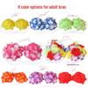 Kaifeng Hawaiian Grass Skirt & Flower Garland 6-Piece Set for Festival & Stage Performances