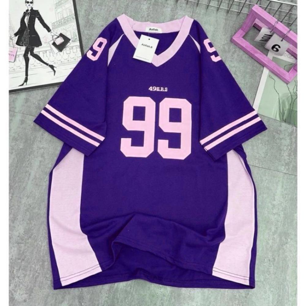 Футболка большого размера в американском стиле полностью сублимированная для мужчин и женщин, летняя модная пара с V-образным вырезом, спортивная дешевая пара 3XL