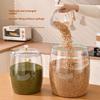 Transparent Flour Grains Storage Jar With Lid Sealed Grains Storage Box Wide Mouth Candy Cookie Jar Tea Kitchen Organizer