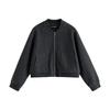 Damen Bomberjacke aus Wollmischung im Vintage-Stil