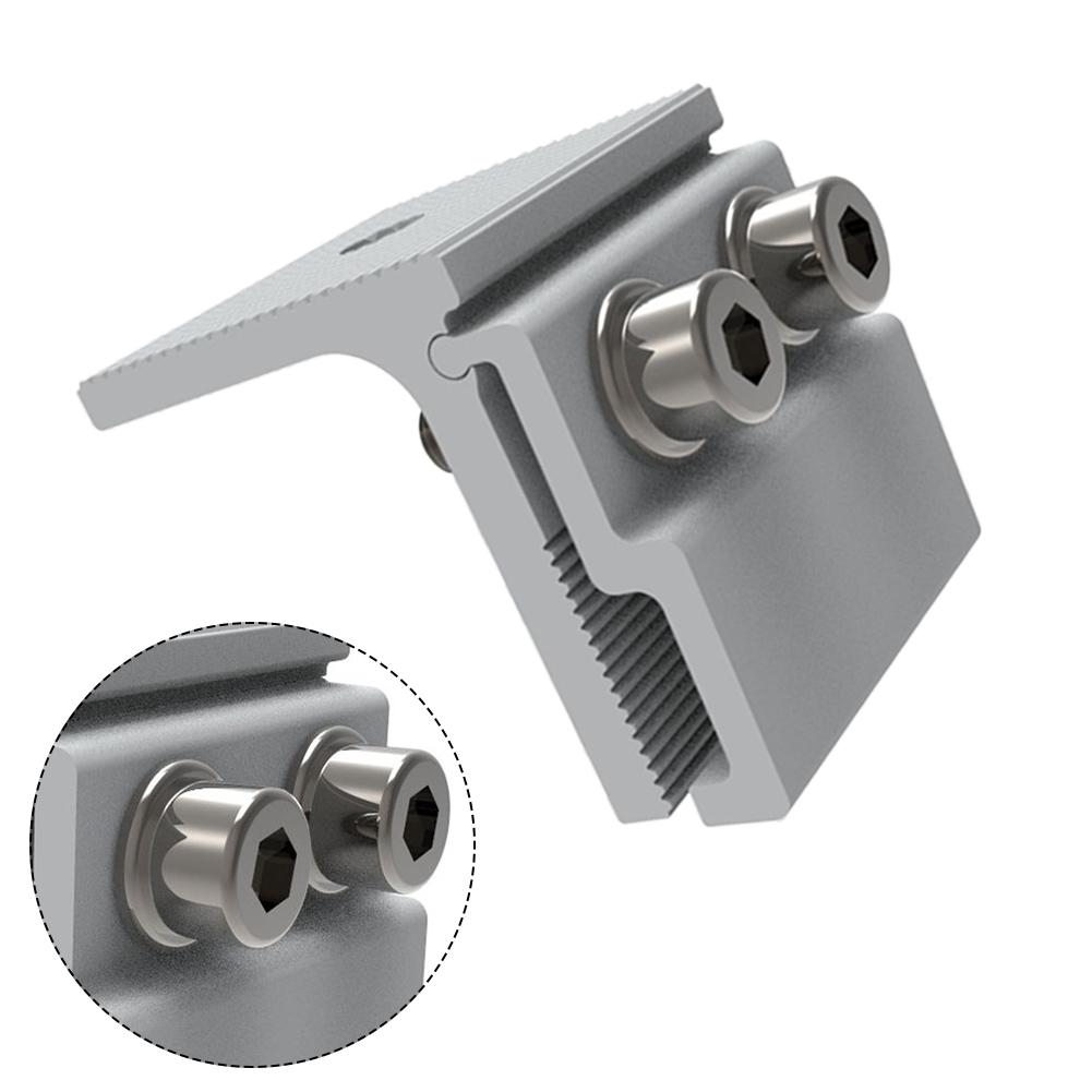 1/4pcs Solar Panel Support Clamp Bracket Photovoltaic Solar Power System Mounting Fixed Clamps PV Solar Module Fixings Holder