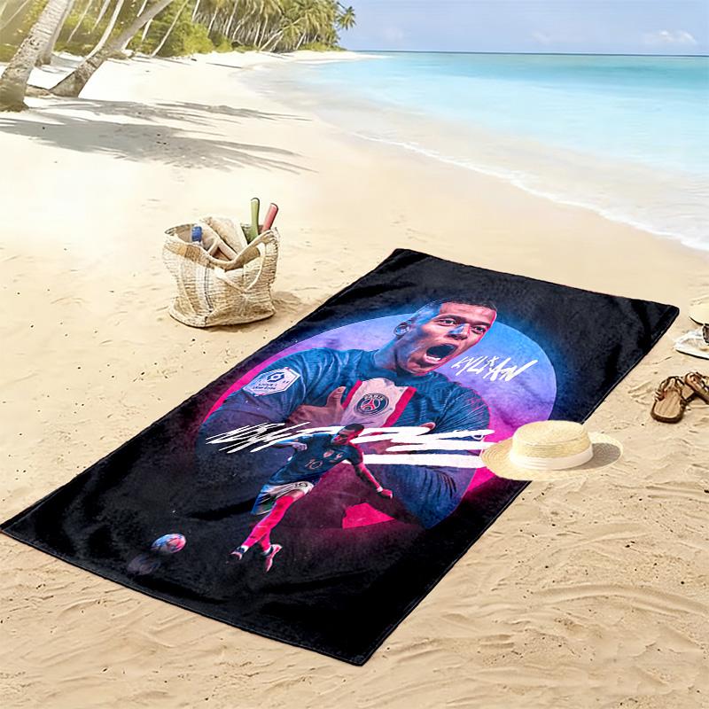 Cristiano Ronaldo: Asciugamano da spiaggia Legend Football Portatile per viaggi Campeggio all'aperto Asciugamano da bagno ad asciugatura rapida Assorbente Asciugamano da piscina all'aperto