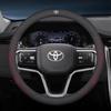 Hot For Toyota For Toyota 2026 New Hub Caps 38cm Diameter Leather Car Steering Wheel Cover For Toyota Corolla Aygo CHR Camry Rav