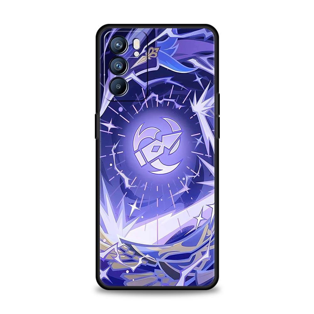 Genshin Impact Phone Case For Oppo Reno13 Reno12 Reno11 F Reno10 Pro A54 5G Find X5 A53 A52 A9 A17 A57 A78 4G A79 A80 A98 Cover