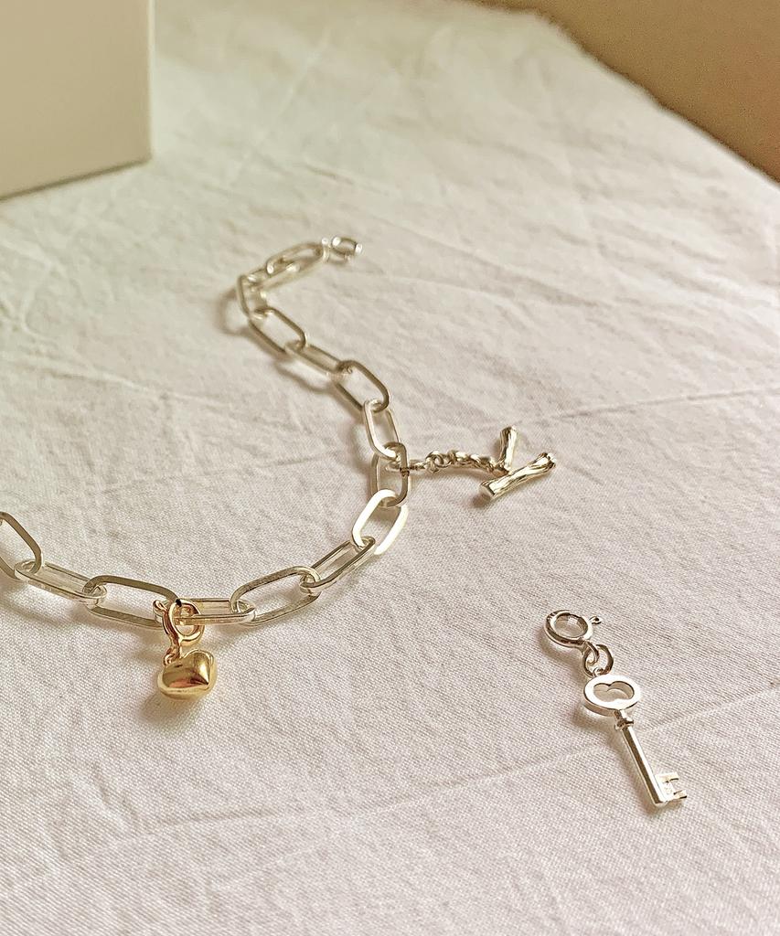 Code.H (Silver 925) Layered Link Chain Bracelet (Type A)
