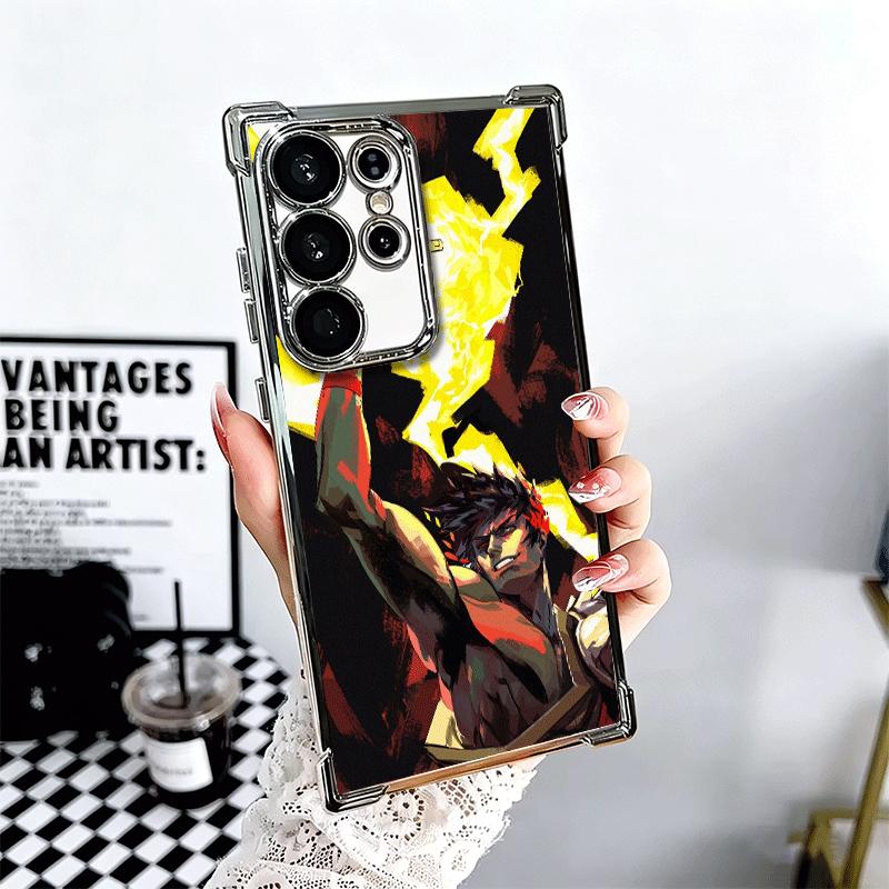 H-Hades A-Action Soft Phone Case For Samsung Galaxy S26 Ultra S25 Edge S24 FE S23 Plus S22 S21 + S20 Plating Anti-Fall Fundas
