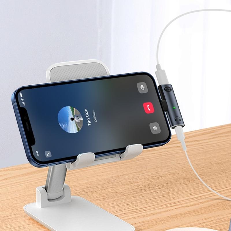 Easy Carry & Use Low Latency USB Type C To 3.5mm Radio Adapter, Portable Auxiliary Connector For Smartphones And Tablets