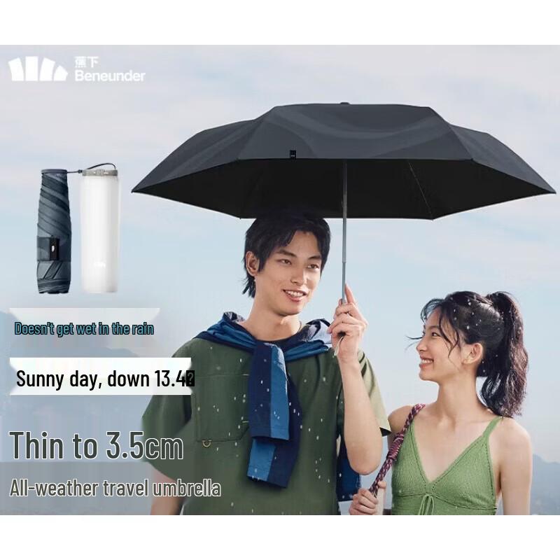 Beneunder UV Protection Quick-Dry 3-Fold Umbrella