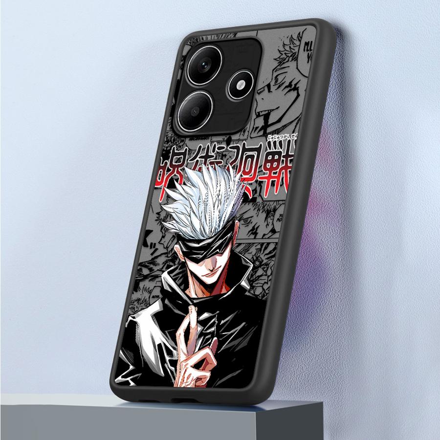 Japan Anime Jujutsu Kaisen Funda Back Phone Cover Case for Xiaomi Redmi Note 14 9S 13C 10 11 13 Pro Plus 14C A4 12