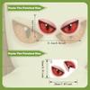 3D Sticker of Demonic Eyes for Toilet, Waterproof Wall Sticker for Bathroom, Toilet Cover Decoration Sticker