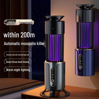 Professional Silent Mosquito Killer Lamp for Outdoor, Camping, Home, Office, and Dorm Use - Safe for Infants, Toddlers, and Pregnant Women