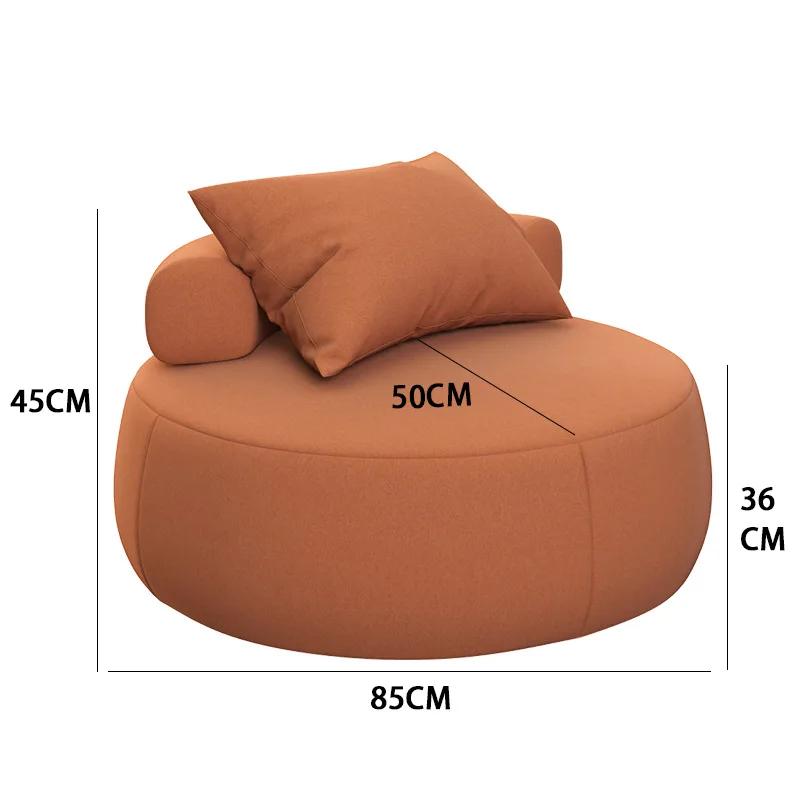 Nordic Small Sofa -Chaise Longue Style, Suitable for Bedroom, Balcony & Living Room, Compact Sectional Furniture for Cozy Spaces