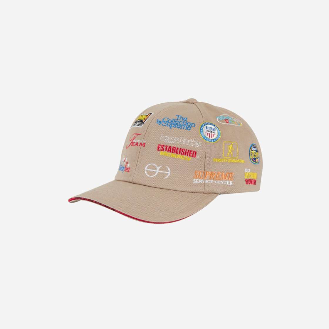 

Supreme Sponsors 6 Panel Khaki 22FW -