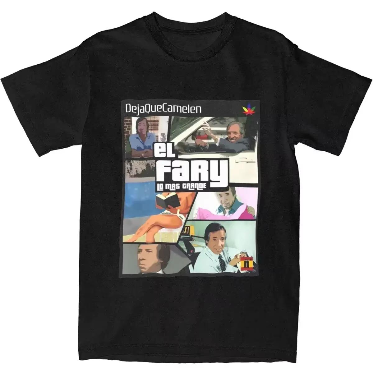 

Street Fashion T-shirt El Fary T-shirt Spanish Casual T-shirt Adult Beach Y2K Basic Casual Short-sleeved Clothing Women Clothing 5XL різнокольоровий