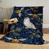 1pc owl golden snitch envelope Outdoor Flannel Throw Blanket All Season Soft Warmth,Home Decor 1031211
