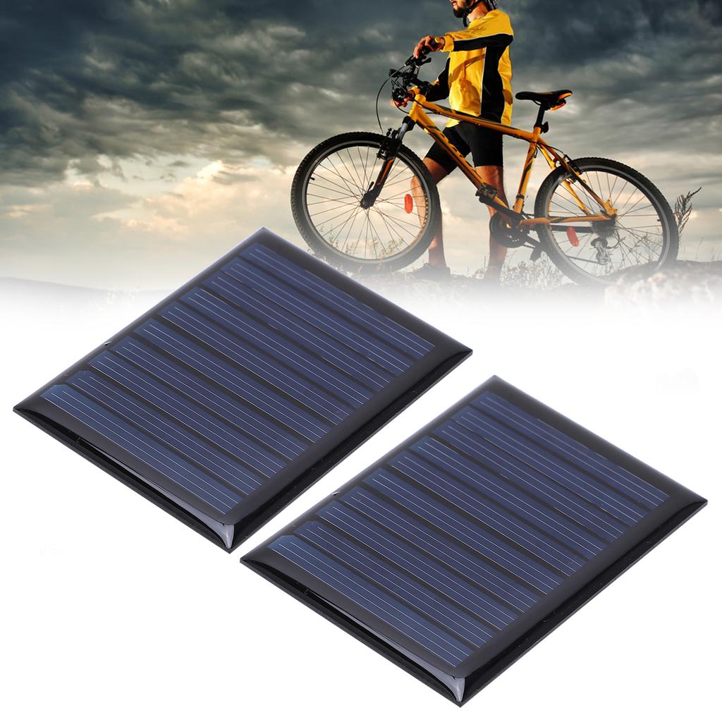 2PCS 5V 50mA Solar Power Epoxy Module Board Mini Solar Polysilicon Panel 60x44mm