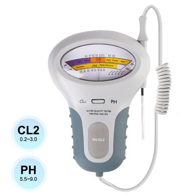 Do basenu, akwarium, spa, tester jakości wody chlorowej 2 w 1, miernik chloru CL2, pomiar pH, detektor chloru