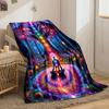 Chakra Meditation Tree Blanket bedroom Blanket for Livingroom Couch lunch break Soft throw for Friend's festival Gift