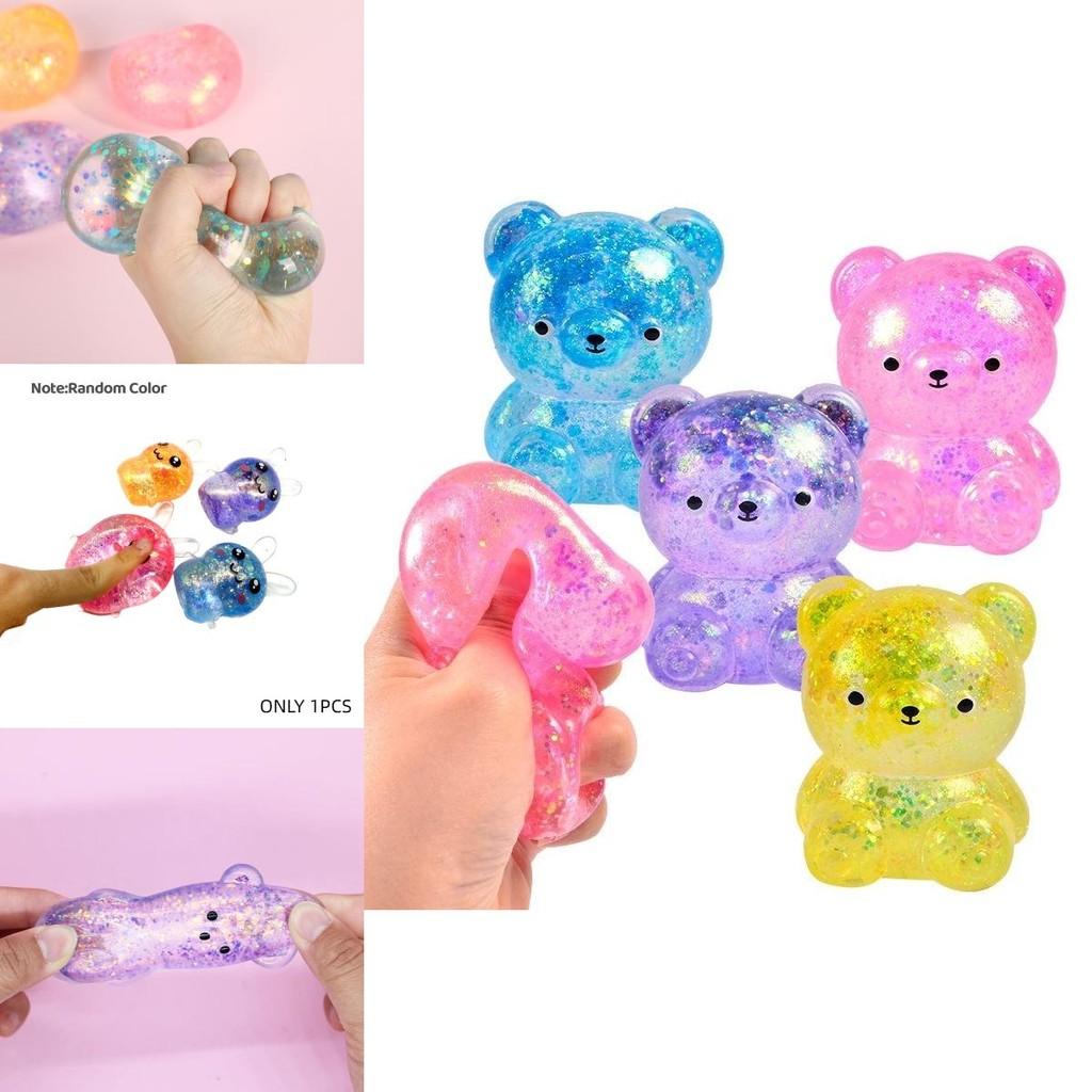 High-quality Aurora Teddy Bear Malt Sugar Squeeze Toy For Stress Relief Wholesale