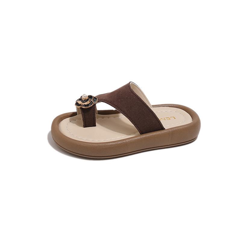 New Style Girls' Sandals - Beach Shoes with Anti-slip Properties - Children's Slip-on Sandals