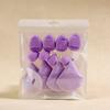 Solid Color 12-piece Puff Set Beauty Blender Thumb Puff Cotton Puff Mini Puff Set Makeup Tool