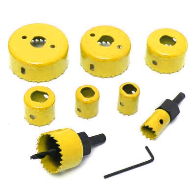 11Pcs Set 19-64mm Carbon Steel Hole Saws Drill Wood Sheet Metal Cutting Tool Kit