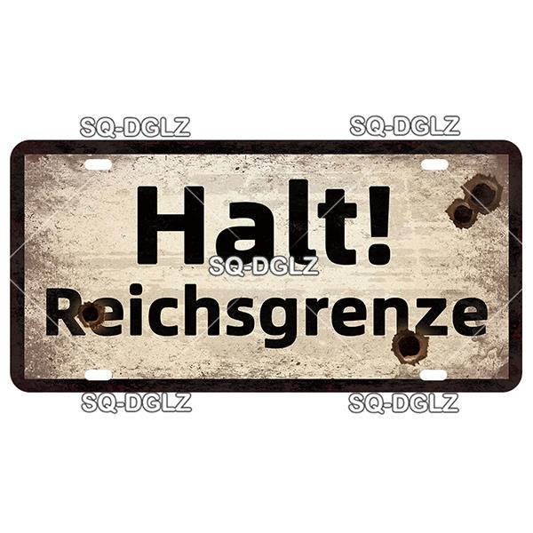 [SQ-DGLZ] Vintage Berlin City 15x30cm Plate War Tin Sign Store Bar Wall Decoration Metal Sign Home Decor Painting Plaques Poster