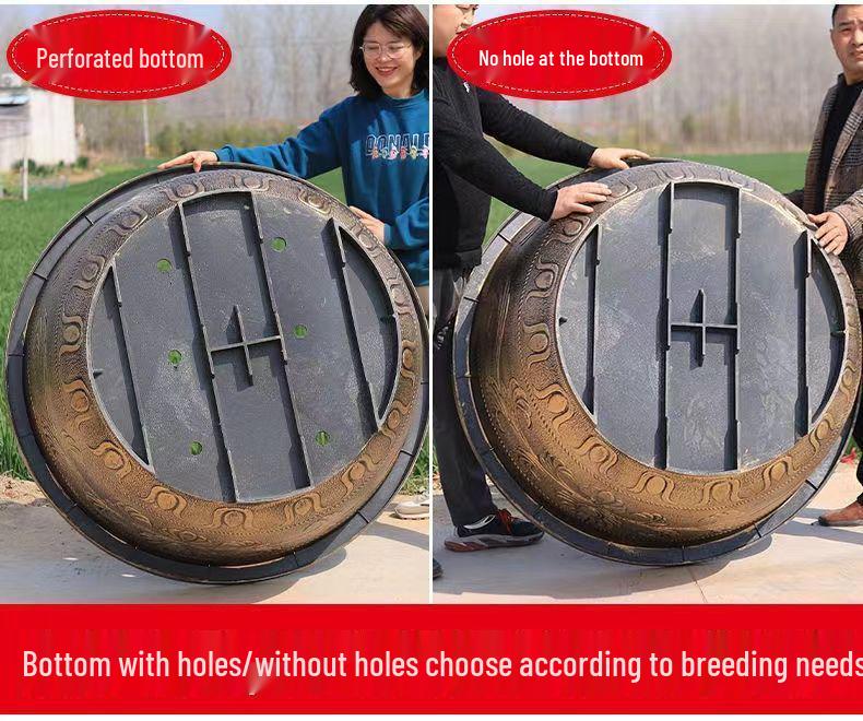 Large Resin Flower Pot for Cycad, Fruit Trees, Lotus, Balcony & Courtyard Planting