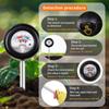 4 In 1 Soil PH Moisture Fertility Sunlight Intensity Meter Tester Measurement Tool Soil Moisture Detector for Greenhouse