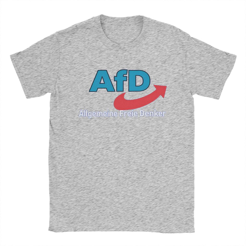 T-shirt da uomo Alternativa AFD Germania T-shirt Moda Estive Vintage Stampate 100% Cotone Top Taglie Forti 6XL