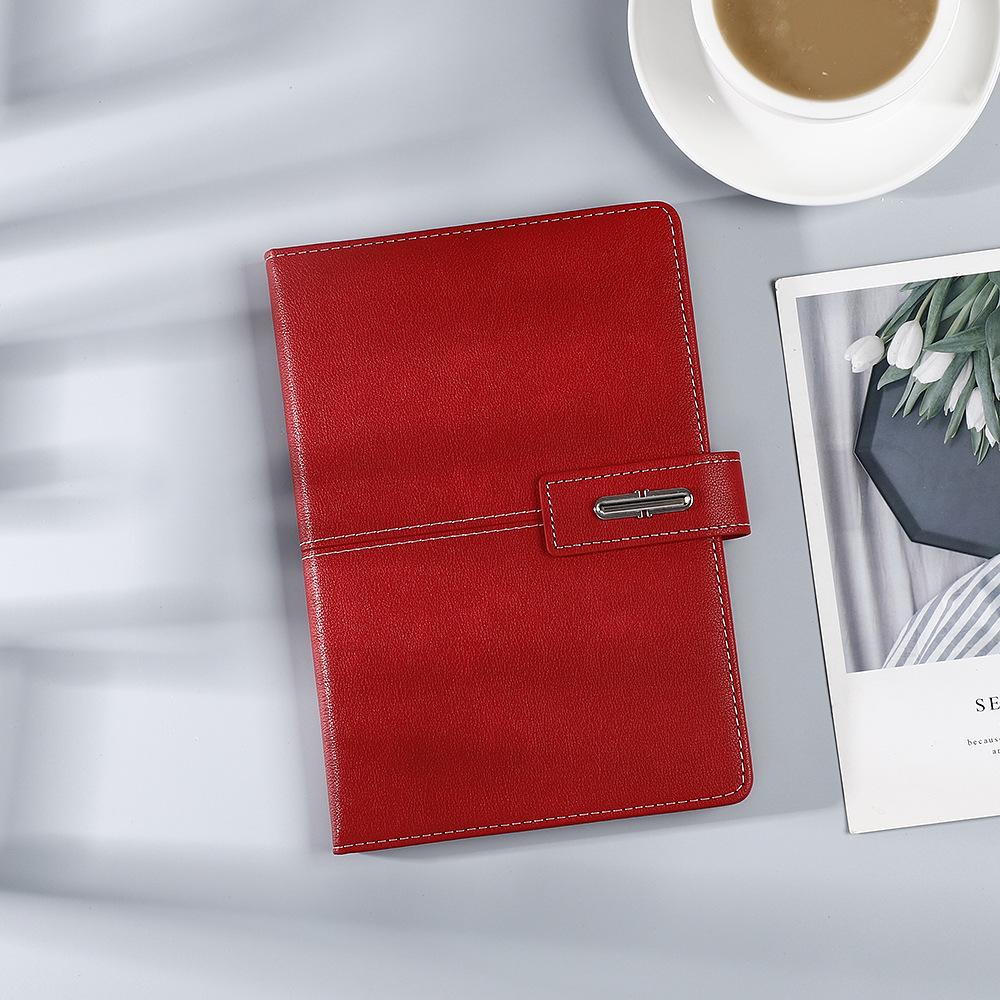 Премиальный бизнес-блокнот в кольцах формата А5, подарочный набор - Идеально для офиса и встреч In Stock