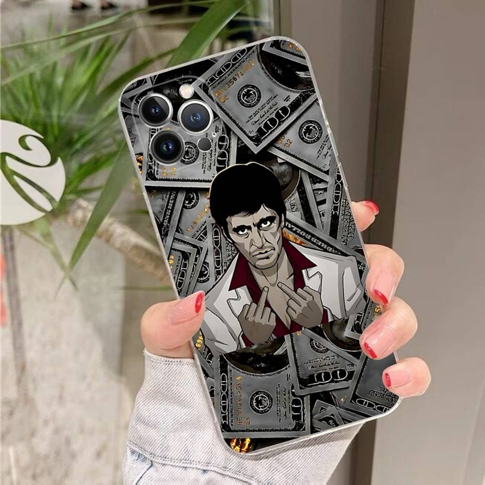 Film Scarface Tony Montana Fit For IPhone 16 15 Promax Phone Case IPhone 14 11 12 High End 13 Pro Silicone
