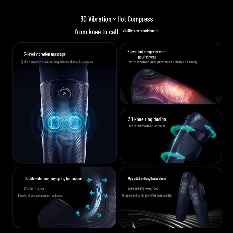 Philips PPM3109L Knee & Leg Massager with Heat Therapy