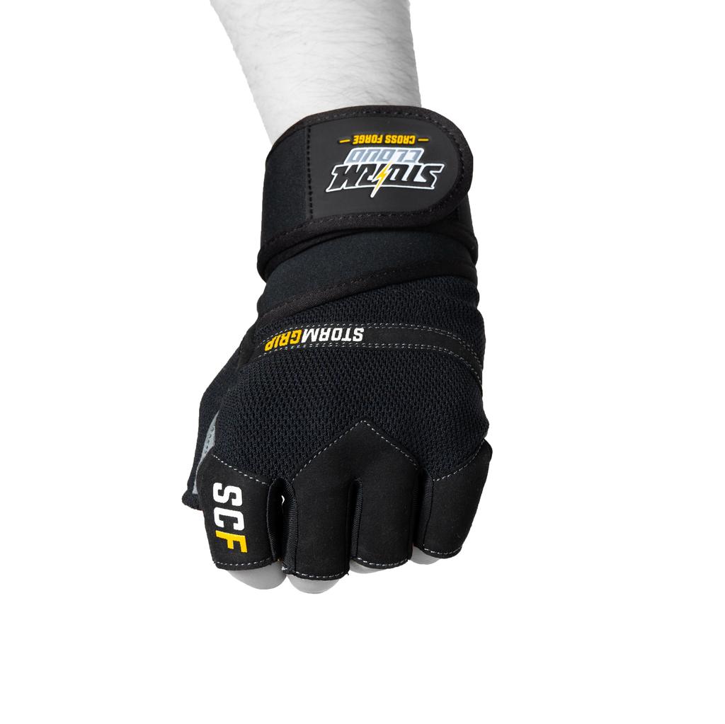 StormCloud FG-1 Gym Training Gloves Black/Grey L