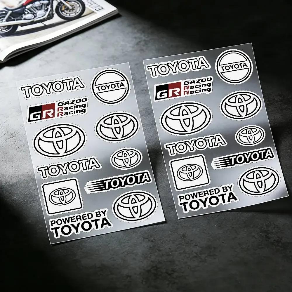 FOR TOYOTA TRO Waterproof Reflective Scratch Cover Sticker Universal Decor Decal For Car Motorcycle Helmet Refrigerator