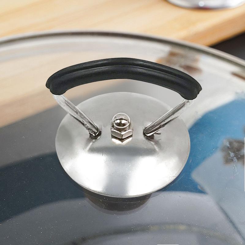 

Универсальная ручка-крышка из нержавеющей стали, защита от ожогов, термостойкая крышка, верхняя крышка, головка крышки, верхняя бусина крышки, ручка крышки