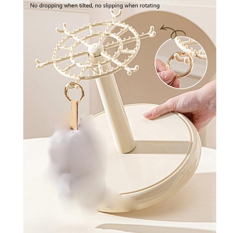 360 View Transparent Showcase With Rotating Base For Home Store Display ABS PET Construction Storage Stand