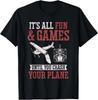 Unisex T-shirt RC Plane Crash Radio Controlled Airplane T-Shirt