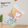 10 A4 Waterproof Grid Subject Classification Pouches, File Bags, Zipper Bags, Stationery Exam Storage Specialized Test Paper Bags, Tutoring Bags