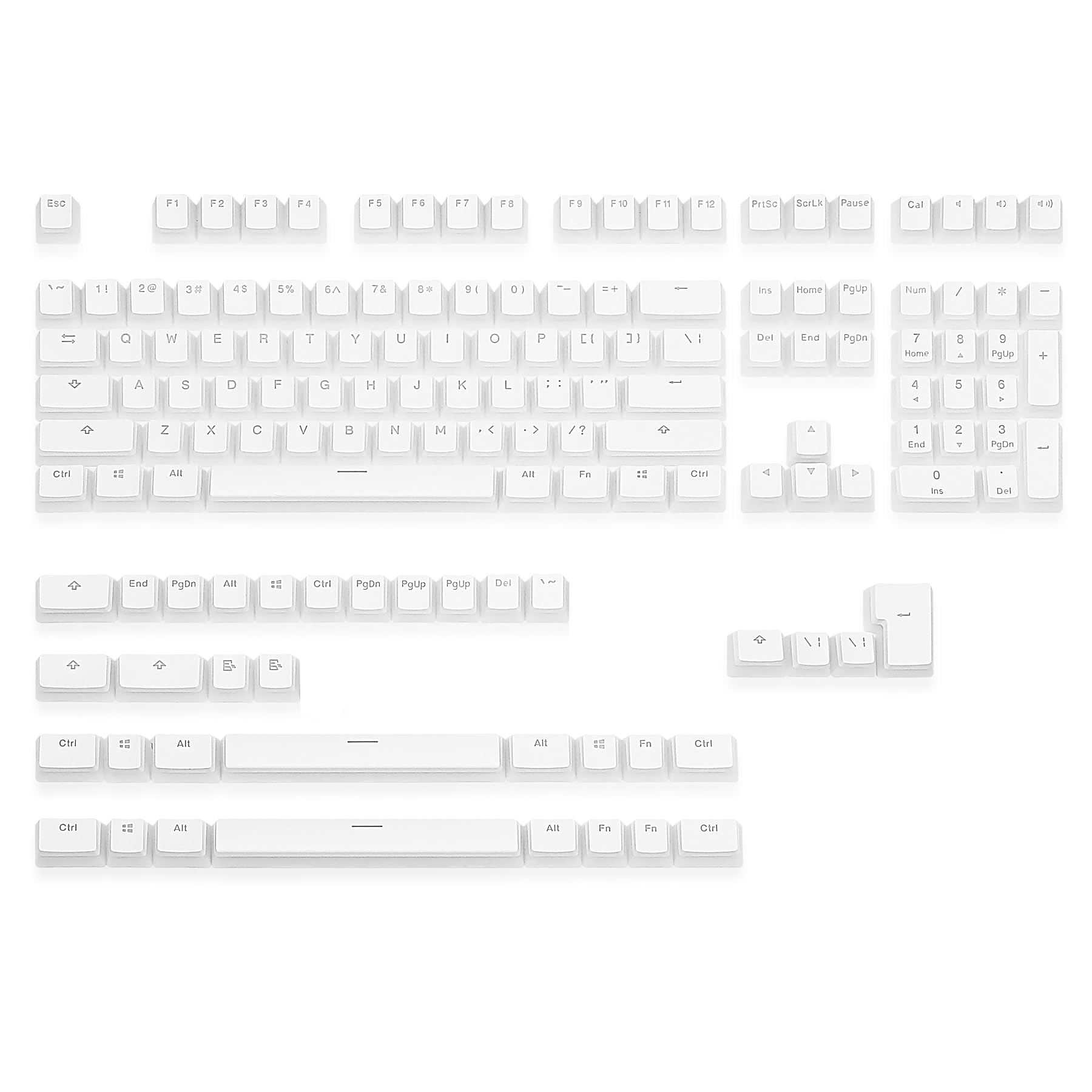 

Happy Balls PBT Pudding Keycaps Backlit Cherry MX Keycap Set Doubleshot OEM Profile Translucent Keycap Puller US UK Layout 61 68 84 87 104 108 MX