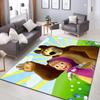 Russian animation Masha and the Bear Fairy Tale Cartoon Carpet Soft Home Living Room Bedroom Door Mat Outdoor Picnic Ground Mat rug T6