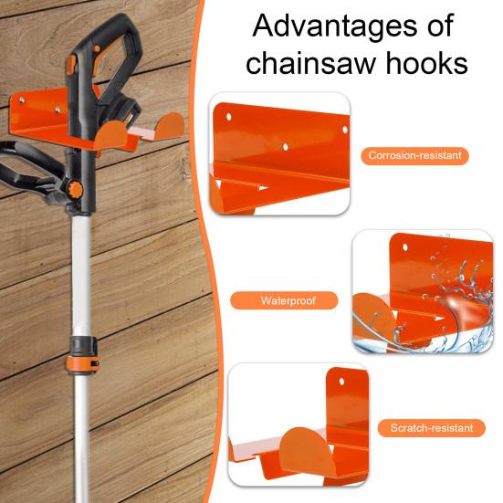 Wandmontierter Trimmerständer Garagenorganizer Freischneiderhalter Schwerlast Garten Elektrowerkzeug Aufhänger für Schuppen Werkstatt Rasentrimmer Heckenschere