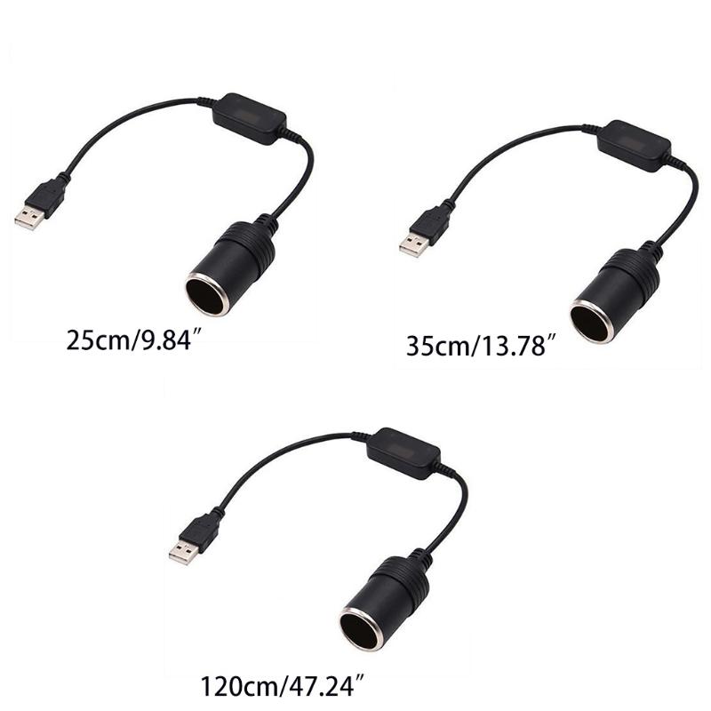 Fast Charge USB Car Cigarette Lighter Universal Car Cigarette Lighter Socket 12V for Driving Recorders Electronic Dogs