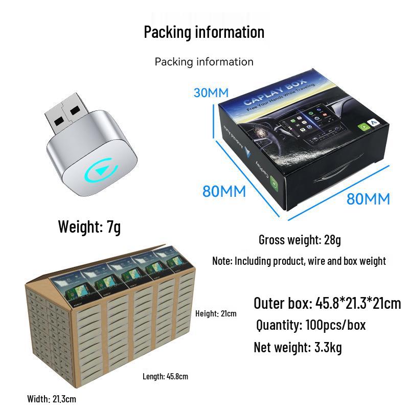 Popular Dual-Channel Smart Wireless CarPlay & Android Auto Interconnect Module
