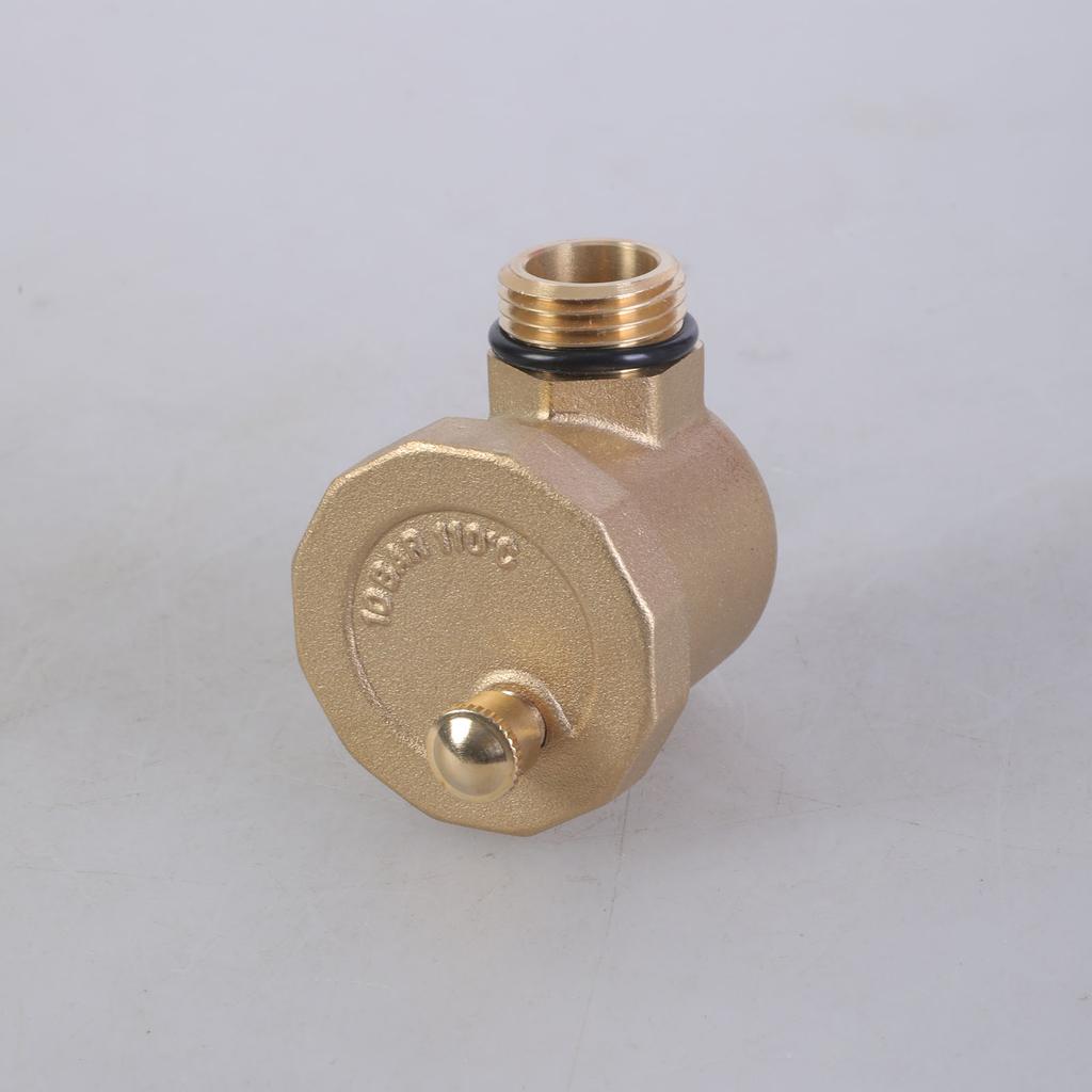 Automatic Air Vent Valve Solar Water Heater Pressure Relief Valve Brass Vertical Air Vent Valve Easy To Install